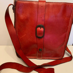 Red Leather Purse by Patricia Nash
